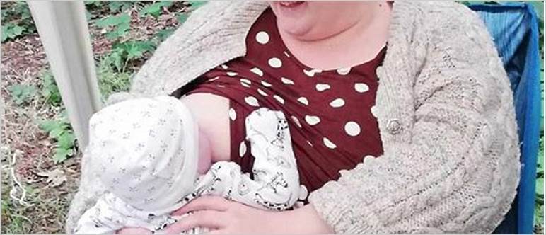Huge tit breast feeding